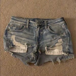 american eagle jean shorts